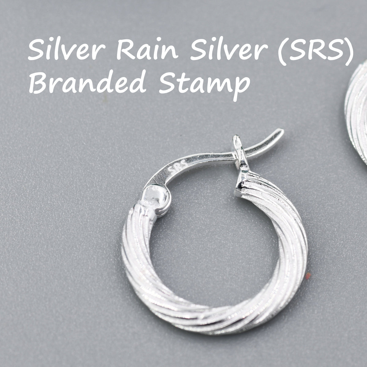 Mini Chunky Braided Hoop Earrings in Sterling Silver, Silver or Gold, Twist Hoop Earrings, Rope Earrings, 10mm Inner Diameter