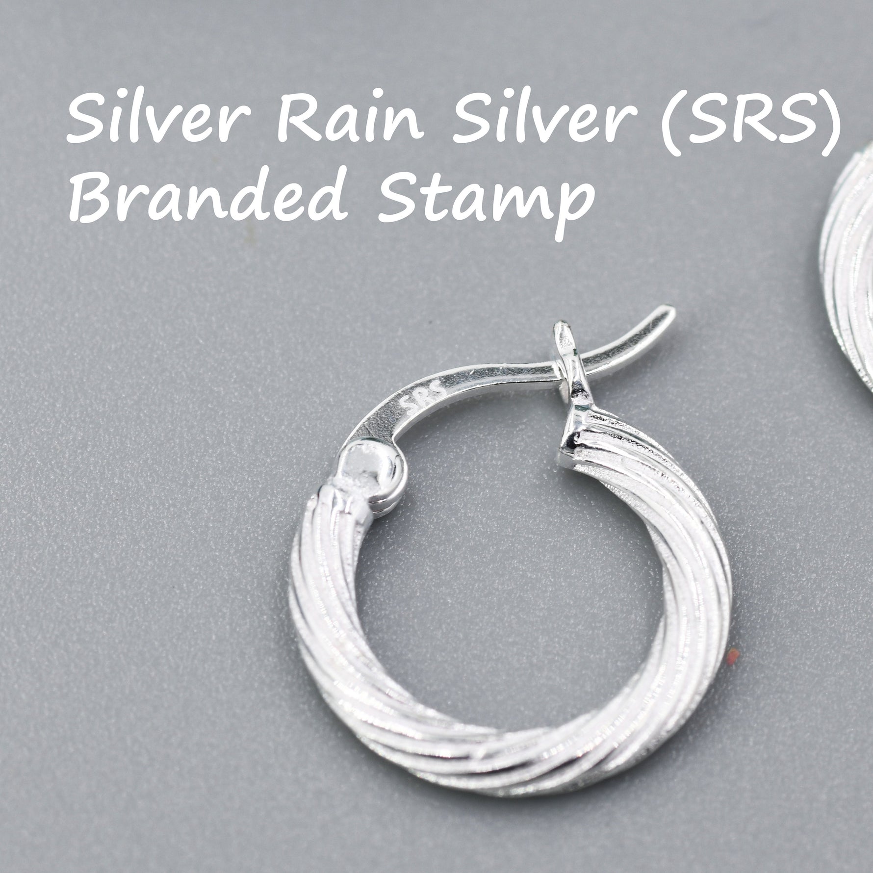 Mini Chunky Braided Hoop Earrings in Sterling Silver, Silver or Gold, Twist Hoop Earrings, Rope Earrings, 10mm Inner Diameter