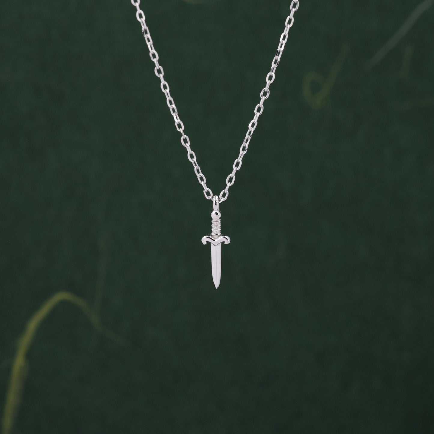 Extra Tiny Sword Pendant Necklace in Sterling Silver, Silver or Gold, Sword Necklace, Extra Small Pendant