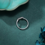 Hydrangea Bouquet CZ Flower Motif Ring