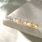 Cute Elephant Stud Earrings in Sterling Silver, Silver, Gold or Rose Gold, Cute Dainty Animal Stud, Elephant Earrings, Elephant Earrings