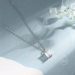 Emerald Cut 1ct Moissanite Pendant Necklace