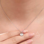 Seashell Pendant Necklace in Sterling Silver, Silver or Gold or Rose Gold, Ocean Necklace, Shell Necklace, Sea Shell Necklace