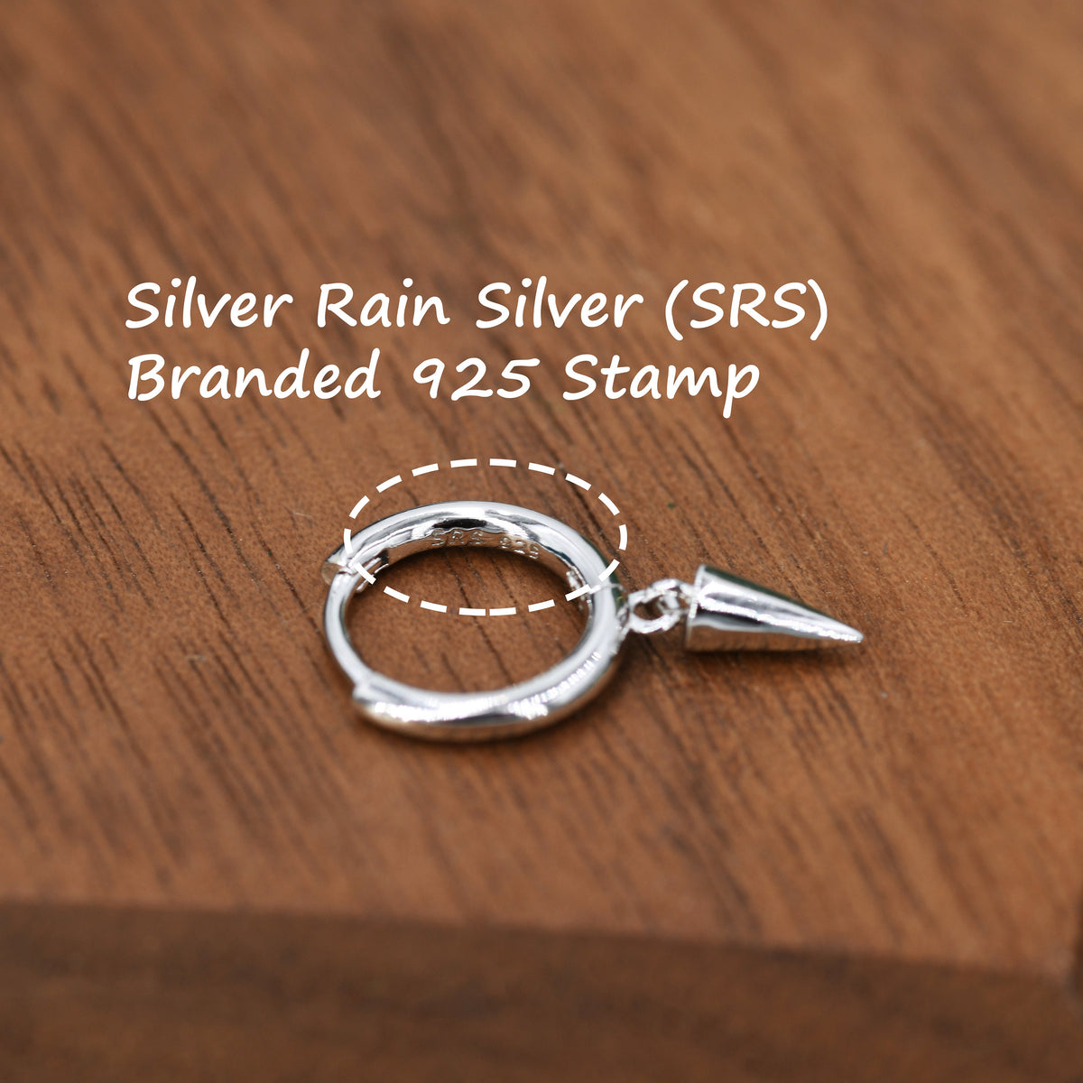 Sterling Silver Tiny Spike Huggie Hoops, Silver or Gold, Small Dangle Cone Spike Hoop Earrings, Geometric Minimalist Earrings