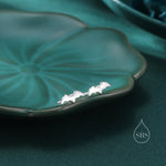 Tiny Bat Stud Earrings in Sterling Silver, Silver or Gold or Black, Simple Bat Earrings, Stacking Earrings, Animal Earrings