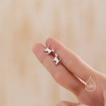 Cute Dog Stud Earrings in Sterling Silver, Puppy Earrings, Silver, Gold or Rose Gold, Nature Inspired Animal Earrings, Terrier, Jack Russell