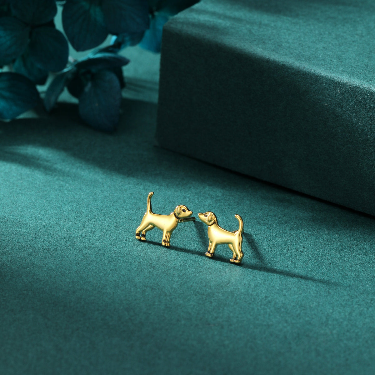Cute Dog Stud Earrings in Sterling Silver, Puppy Earrings, Silver, Gold or Rose Gold, Nature Inspired Animal Earrings, Terrier, Jack Russell