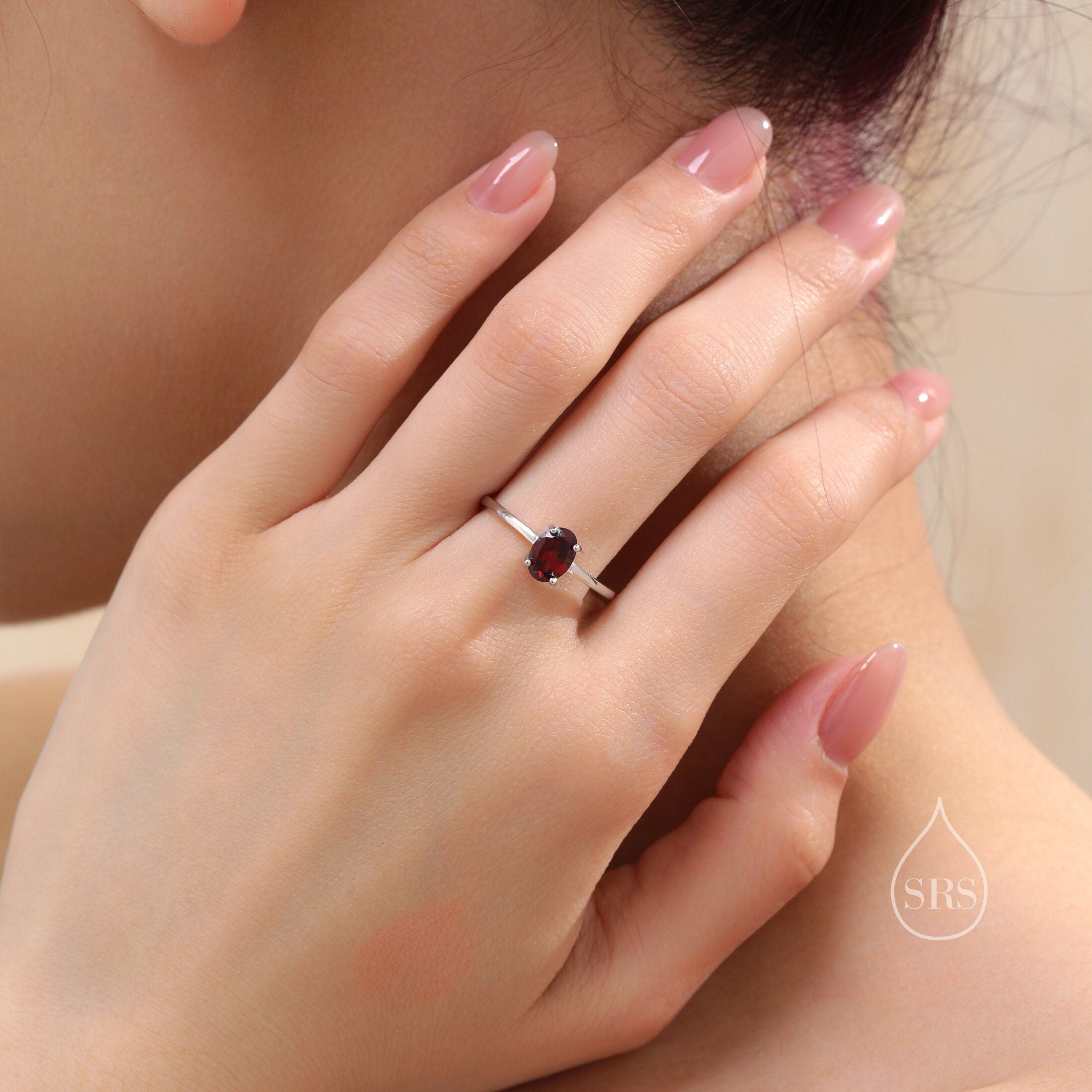 1 popular carat garnet ring