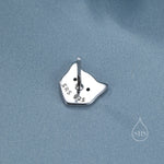 Leopard Stud Earrings in Sterling Silver, Silver or Gold, Leopard Face Earrings, Animal Earrings, Nature Inspired
