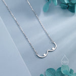 Boob Pendant Necklace in Sterling Silver, Breast Pendant, Silver or Gold, Feminist Jewellery,