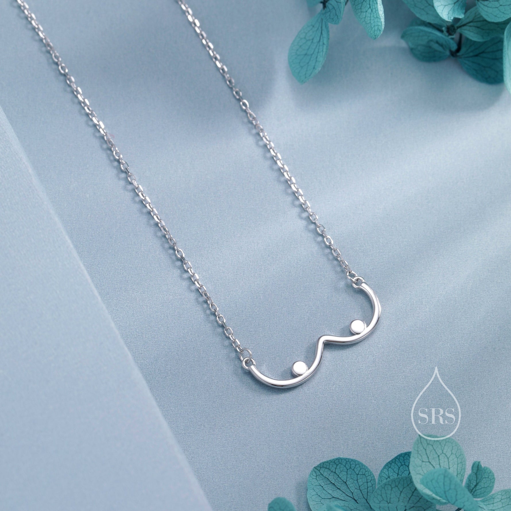 Boob Pendant Necklace in Sterling Silver, Breast Pendant, Silver or Gold, Feminist Jewellery,