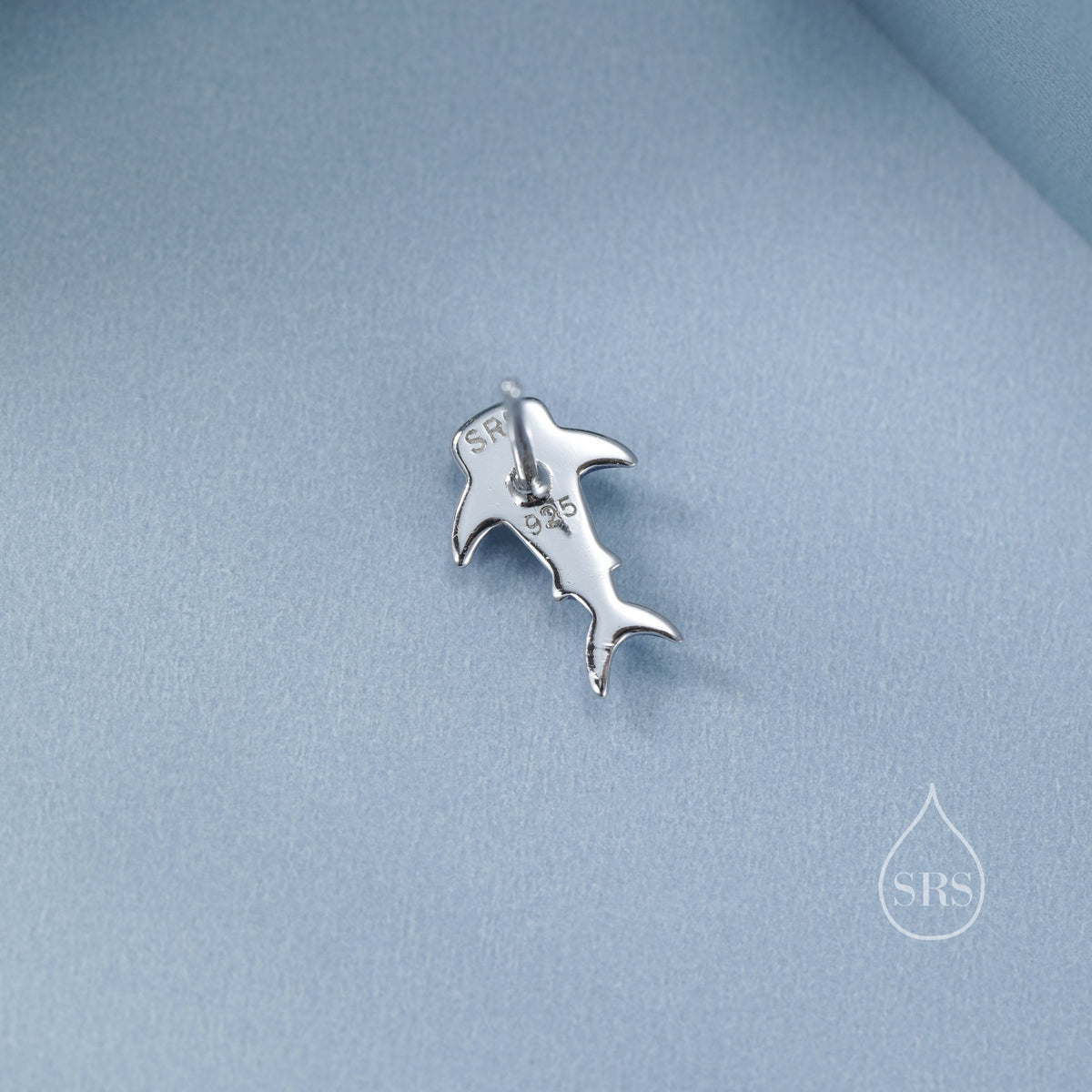 Very Tiny Whale Shark Stud Earrings in Sterling Silver with Hand Painted Enamel, Cute Whale Shark Earrings