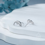 Pangolin Stud Earrings in Sterling Silver, Silver or Gold, Ant Eater Earrings, Nature Inspired Animal Earrings