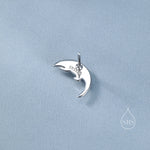 Pangolin Stud Earrings in Sterling Silver, Silver or Gold, Ant Eater Earrings, Nature Inspired Animal Earrings