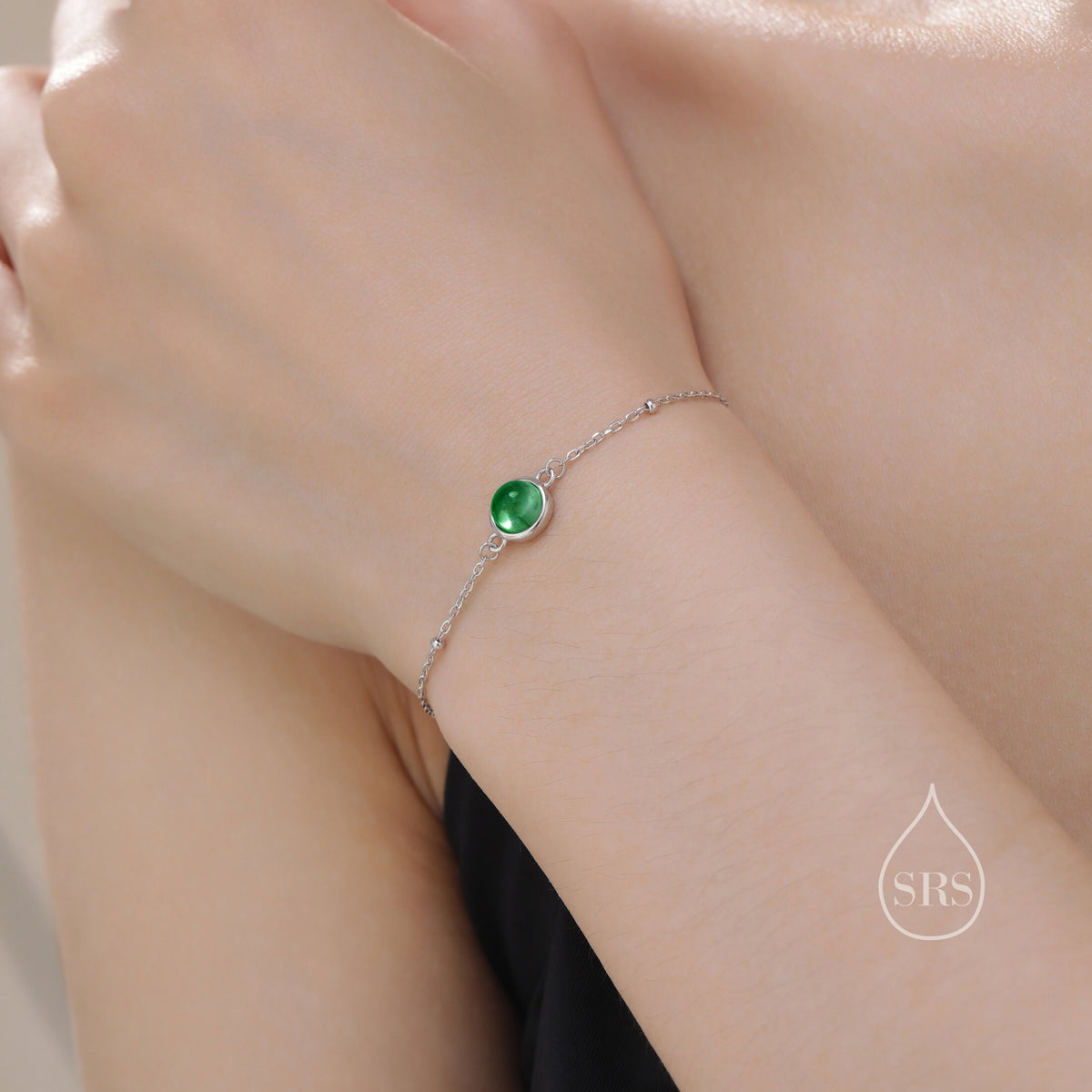 Green Onyx Gemstone Bracelet