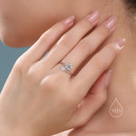 Rose Flower Wrap Open Ring