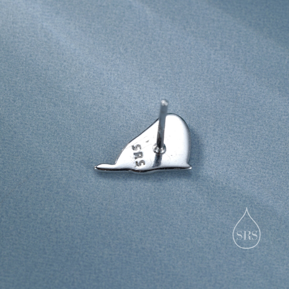 Tiny Walrus Stud Earrings in Sterling Silver - Silver, Gold or Rose Gold, Animal Stud Earrings - Ocean Animal Earrings
