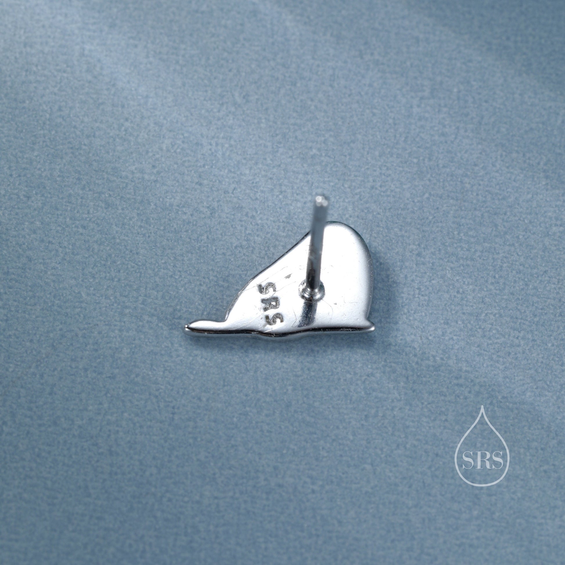 Tiny Walrus Stud Earrings in Sterling Silver - Animal Stud Earrings - Ocean Animal Earrings - Cute, Fun, Whimsical