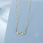 Boob Pendant Necklace in Sterling Silver, Breast Pendant, Silver or Gold, Feminist Jewellery,