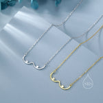 Boob Pendant Necklace in Sterling Silver, Breast Pendant, Silver or Gold, Feminist Jewellery,