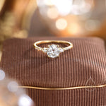 1 Carat Moissanite Ring in Sterling Silver, Silver, Gold or Rose Gold, Diamond Ring,Engagement Ring, US 5 - 8