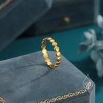 Skinny Heart Infinity Stacking Ring