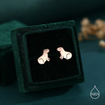 Chilling Capybara Stud Earrings in Sterling Silver - Silver, Gold or Rose Gold - Cute Animal Earrings - Pantanal Animal - Fun, Whimsical