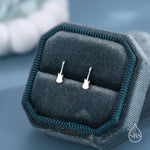 Tiny Electric Guitar Stud Earrings in Sterling Silver, Silver or Gold, Quirky Whimsical Earrings, Music Earrings