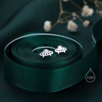 UFO Stud Earrings in Sterling Silver, Silver or Gold, UFO Earrings, Fun and Quirky Jewellery