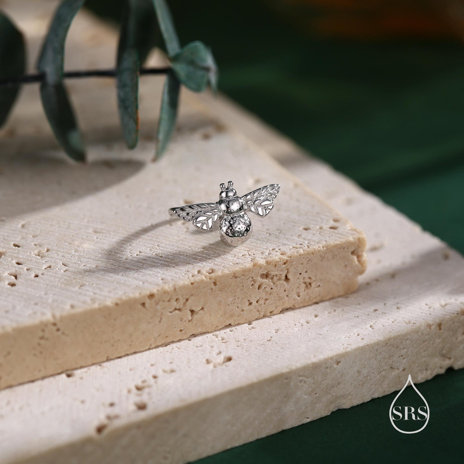 Piercing Free Bumble Bee Ear Cuff in Sterling Silver, Silver Gold or Rose Gold, Sold as a pair, No Piercing Ear Cuffs