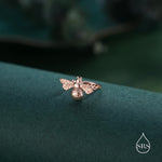 Piercing Free Bumble Bee Ear Cuff in Sterling Silver, Silver Gold or Rose Gold, Sold as a pair, No Piercing Ear Cuffs