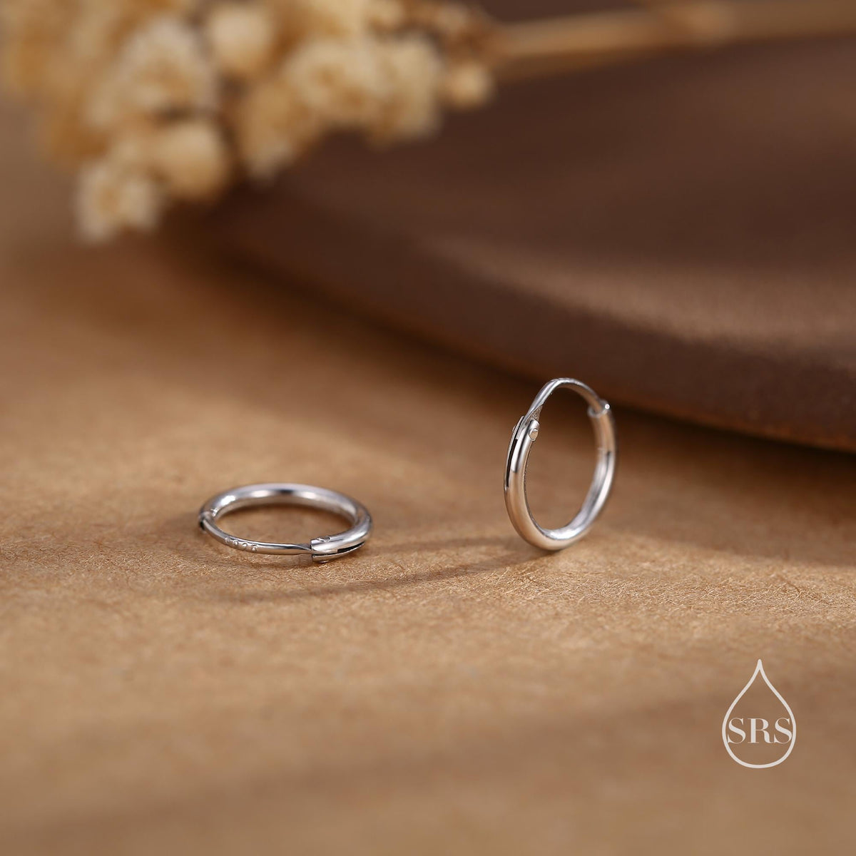 Geometric Circle Hoop Earrings