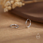 Geometric Circle Hoop Earrings