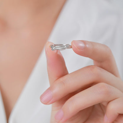 Double Snake Ring in Sterling Silver, Adjustable Size, Silver or Gold , Intertwining Snake Ring, Double Headed Snake Ring