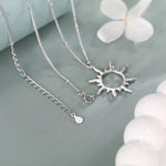 Sun Ray Pendant Necklace
