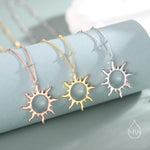 Sun Ray Pendant Necklace