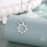 Sun Ray Pendant Necklace