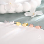 Sterling Silver Little Cloud Stud Earrings, Cute and Quirky Jewellery, Silver Lining Earrings