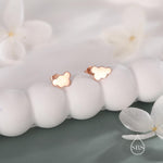 Sterling Silver Little Cloud Stud Earrings, Cute and Quirky Jewellery, Silver Lining Earrings