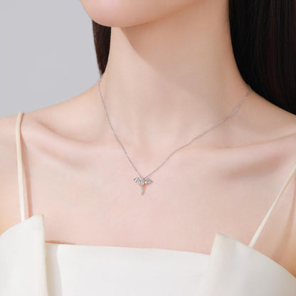 Tiny Dragon Pendant Necklace in Sterling Silver, Silver or Gold or Rose Gold, Flying Dragon Necklace, Small Dragon Pendant