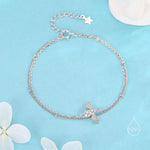 Bumble Bee Double Layer Charm Bracelet