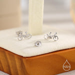 Little Bike Stud Earrings in Sterling Silver, Cute Bicycle Stud, Cute and Quirky Stud Earrings