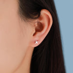 Xo Stud Earrings in Sterling Silver, Kiss Hug Earrings, Silver or Gold or Rose Gold, Hugs and kisses, Fun Earrings