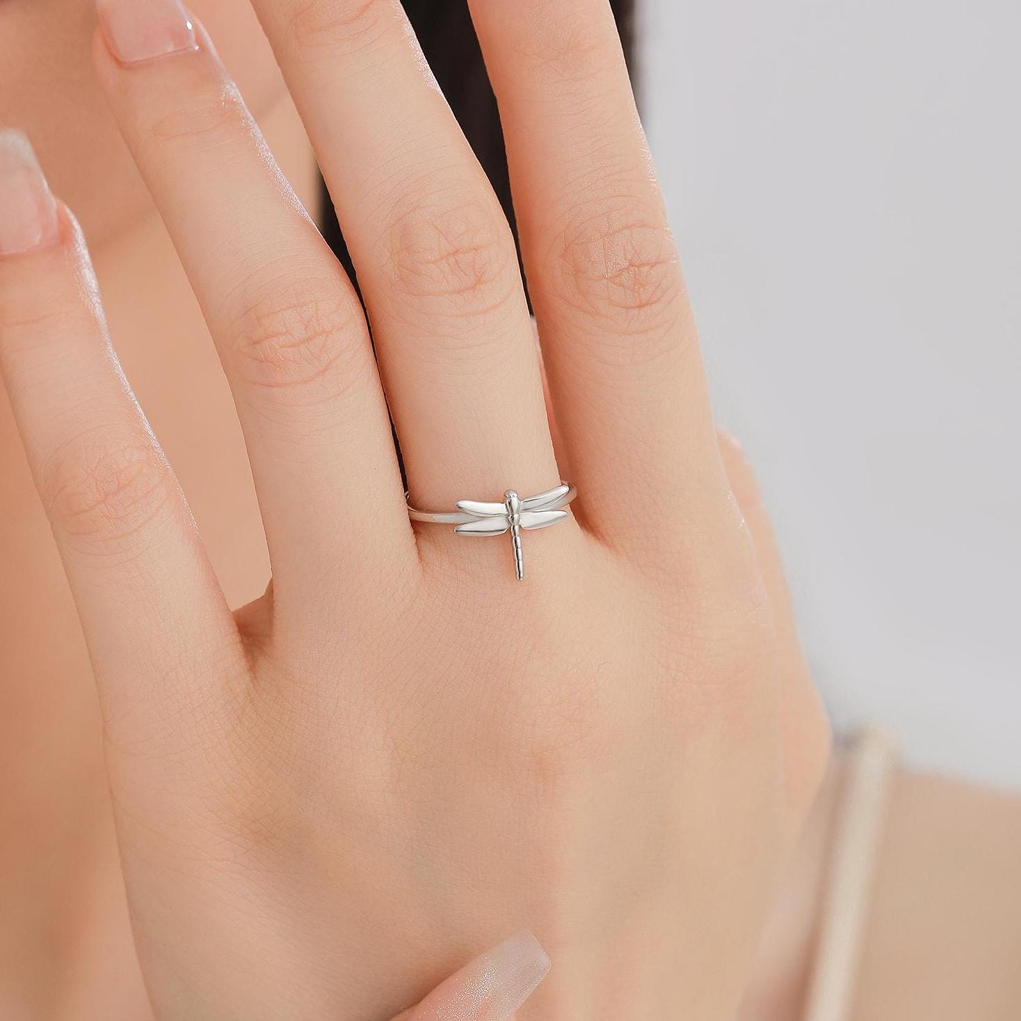 Dragonfly Motif Ring