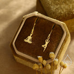 Mismatched Yoga Pose Hook Earrings
