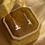 Mismatched Yoga Pose Hook Earrings
