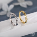 Ripple Wave Stacking Ring
