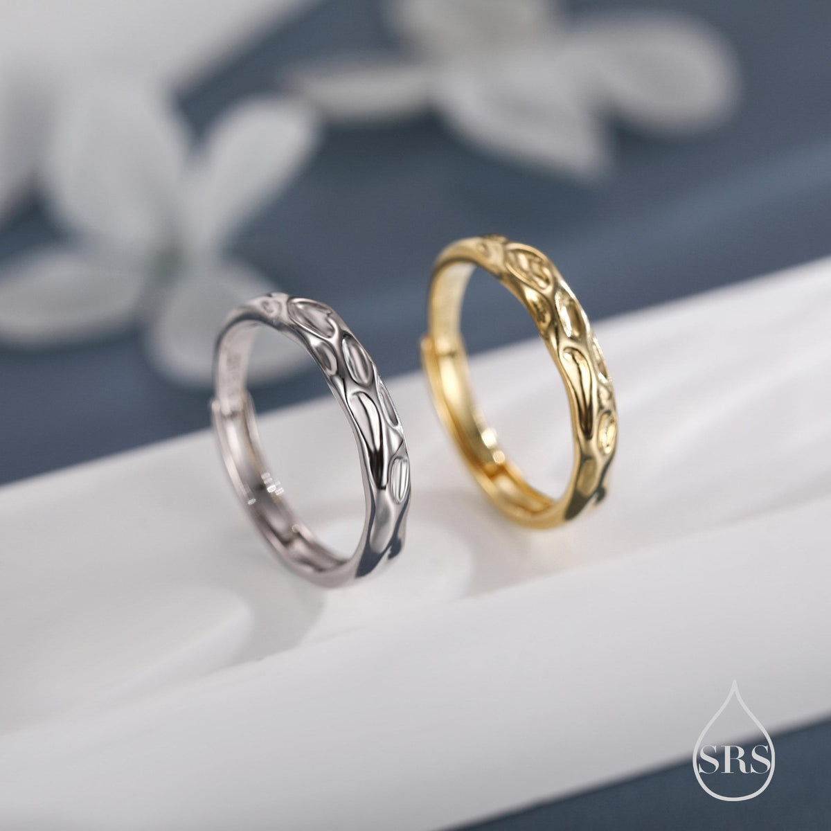Ripple Wave Stacking Ring