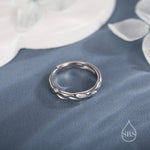 Ripple Wave Stacking Ring