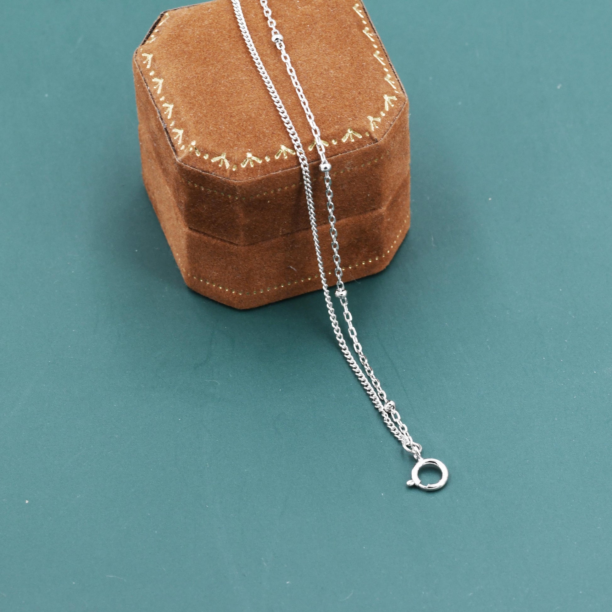 Sterling Silver Double Layer Satellite Chain Bracelet in Sterling Silver, Delicate Layer Bracelet, Minimalist Bracelet